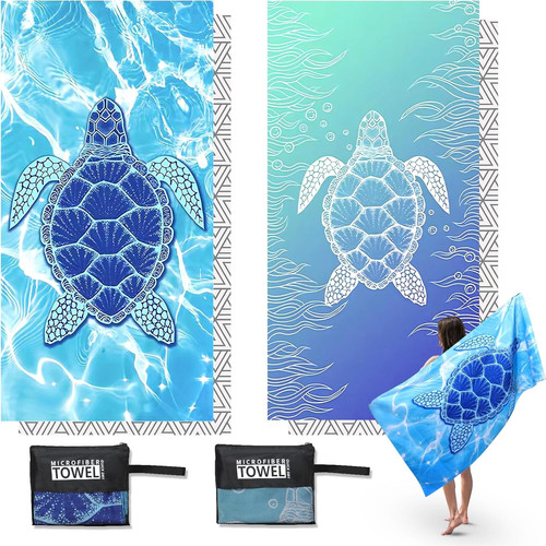 Pack microfibre beach towels - 2,