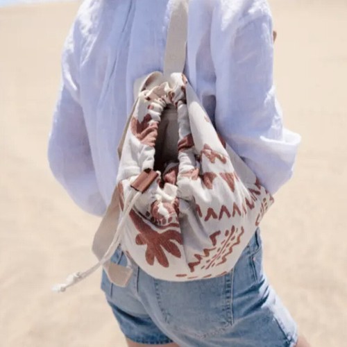 Beach towel bag - towel,