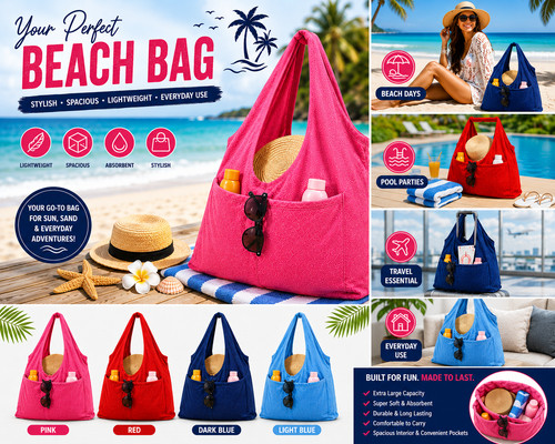 Beach towel buddy bag sun - towel,