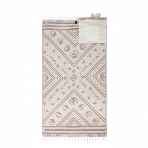 Convertible beach towel - beach, bag