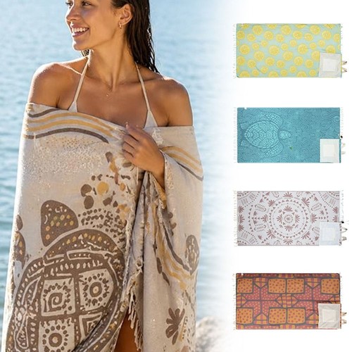 Quick dry beach towel 1 - quick-dry, 2-in-1