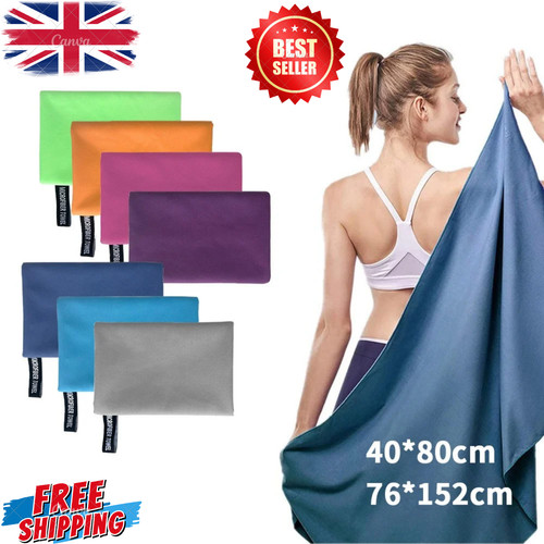 Microfiber towel 180x90cm - microfiber,