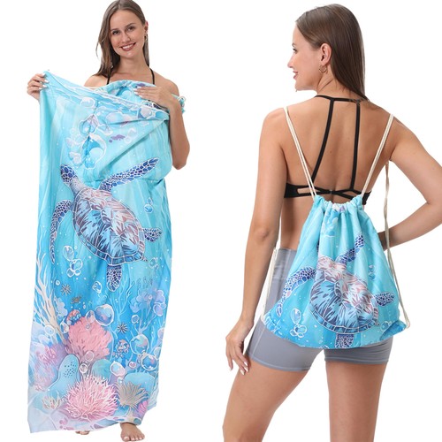 Senshuomy beach towel - 2-in-1,