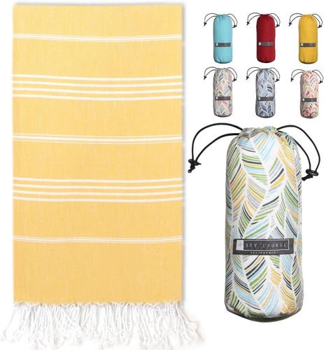 Yellow turkish peshtemal - yellow,