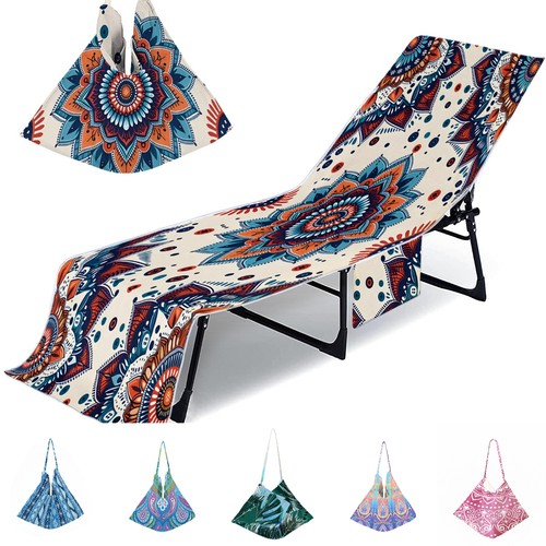 Microfibre beach sun lounger - microfibre,